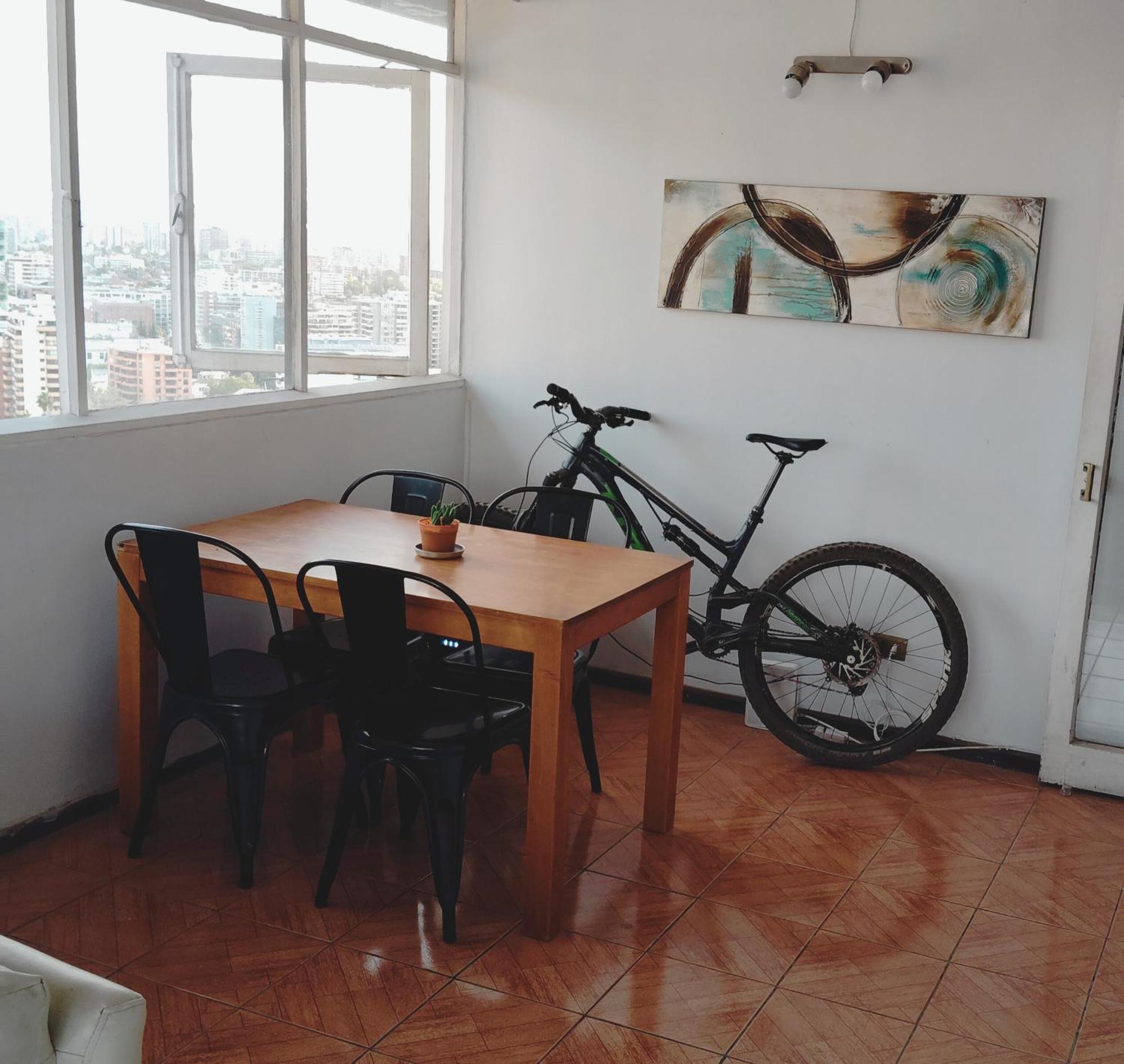 Privada Con Cama Matrimonial En Departamento Compartido - Providencia Hospedagem domiciliar Santiago