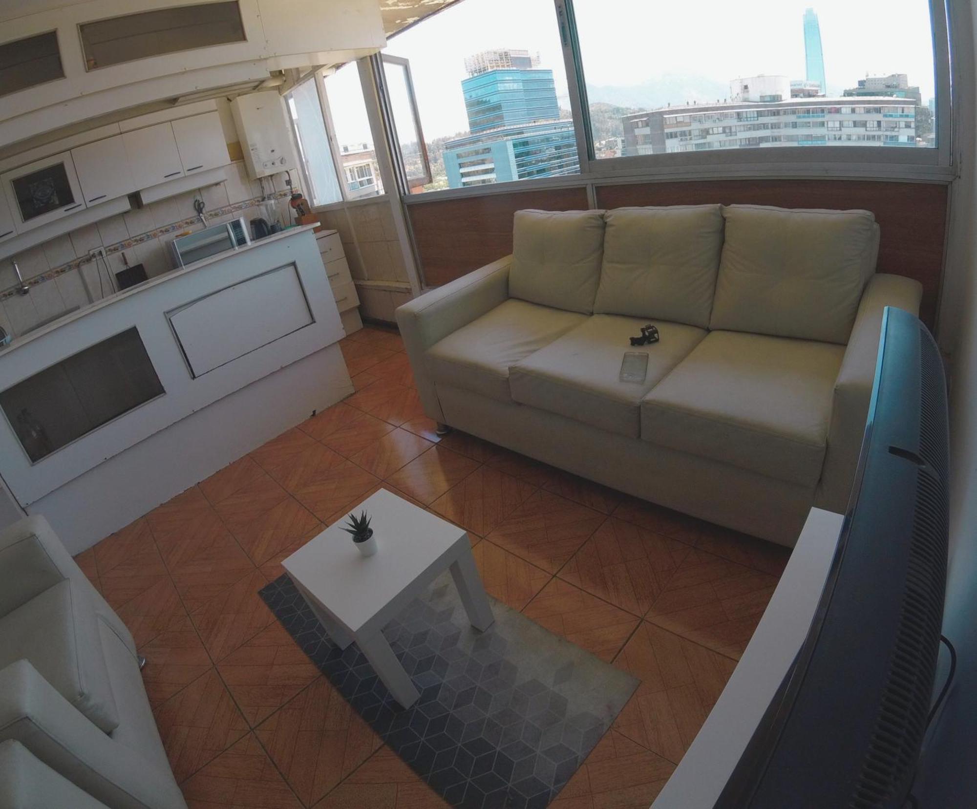 Privada Con Cama Matrimonial En Departamento Compartido - Providencia Hospedagem domiciliar *